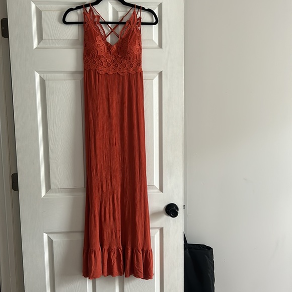 Rust Maxi Dress - Picture 2 of 4